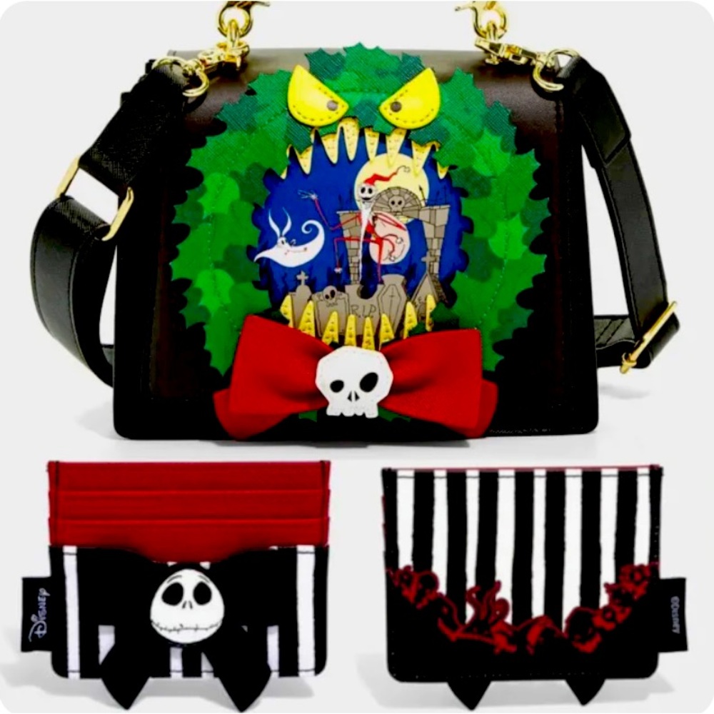 Brand New Limited Edition Nightmare Before Christmas purse with matching wallet.